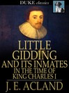 Cover image for Little Gidding and Its Inmates in the Time of King Charles I